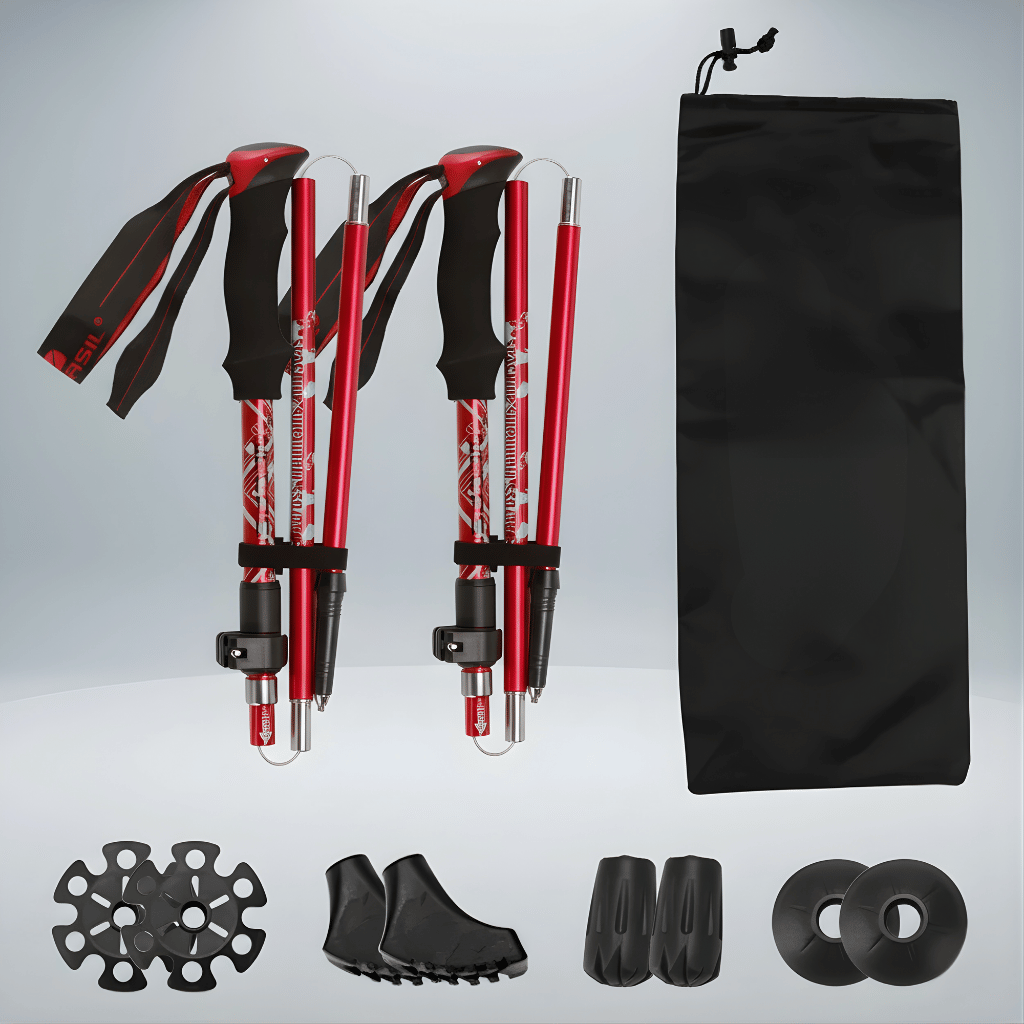 Set de Trail complet pliables télescopiques | AJ Trek TL EVA