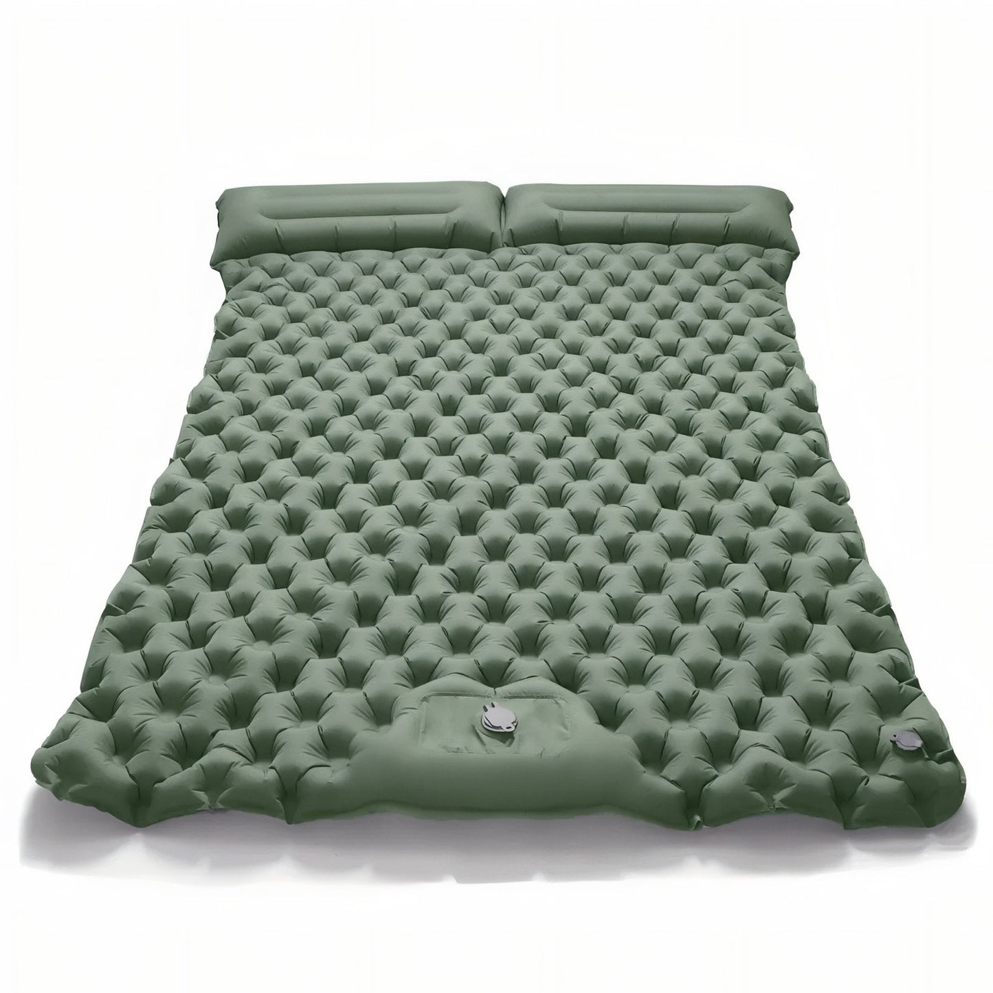 Matelas Gonflable 2 Personnes Camping - Pompe & Oreillers Intégrés | AJ Duo Confort