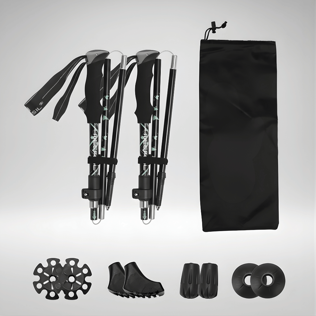 Set de Trail complet pliables télescopiques | AJ Trek TL EVA
