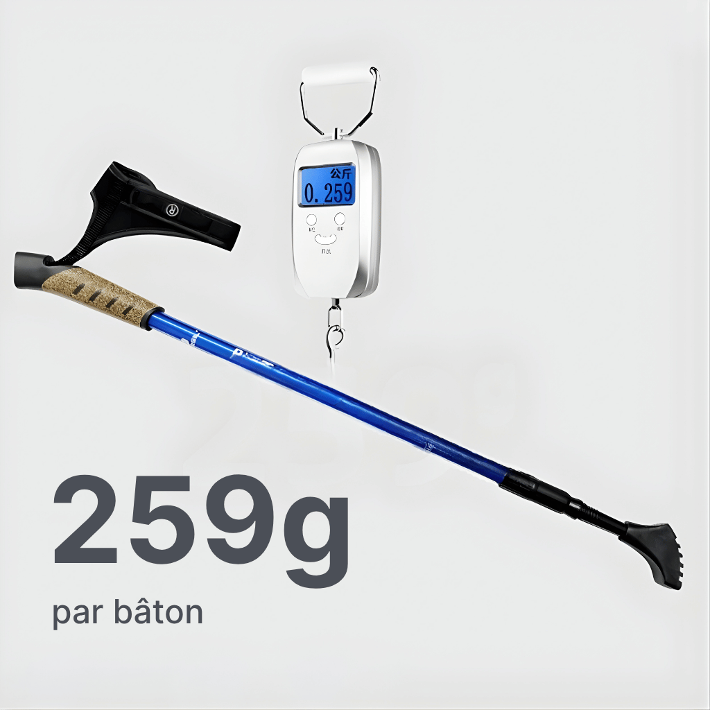 Bâtons marche nordique 63–135 cm  | AJ Nordik 7075