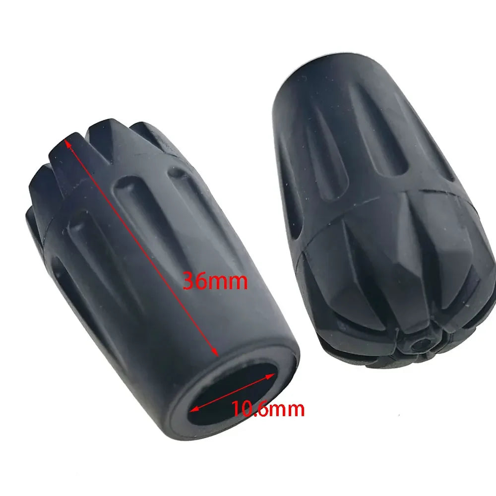Set universel 6 pièces — embouts & rondelles de remplacement pour bâtons de randonnée / nordique / trekking