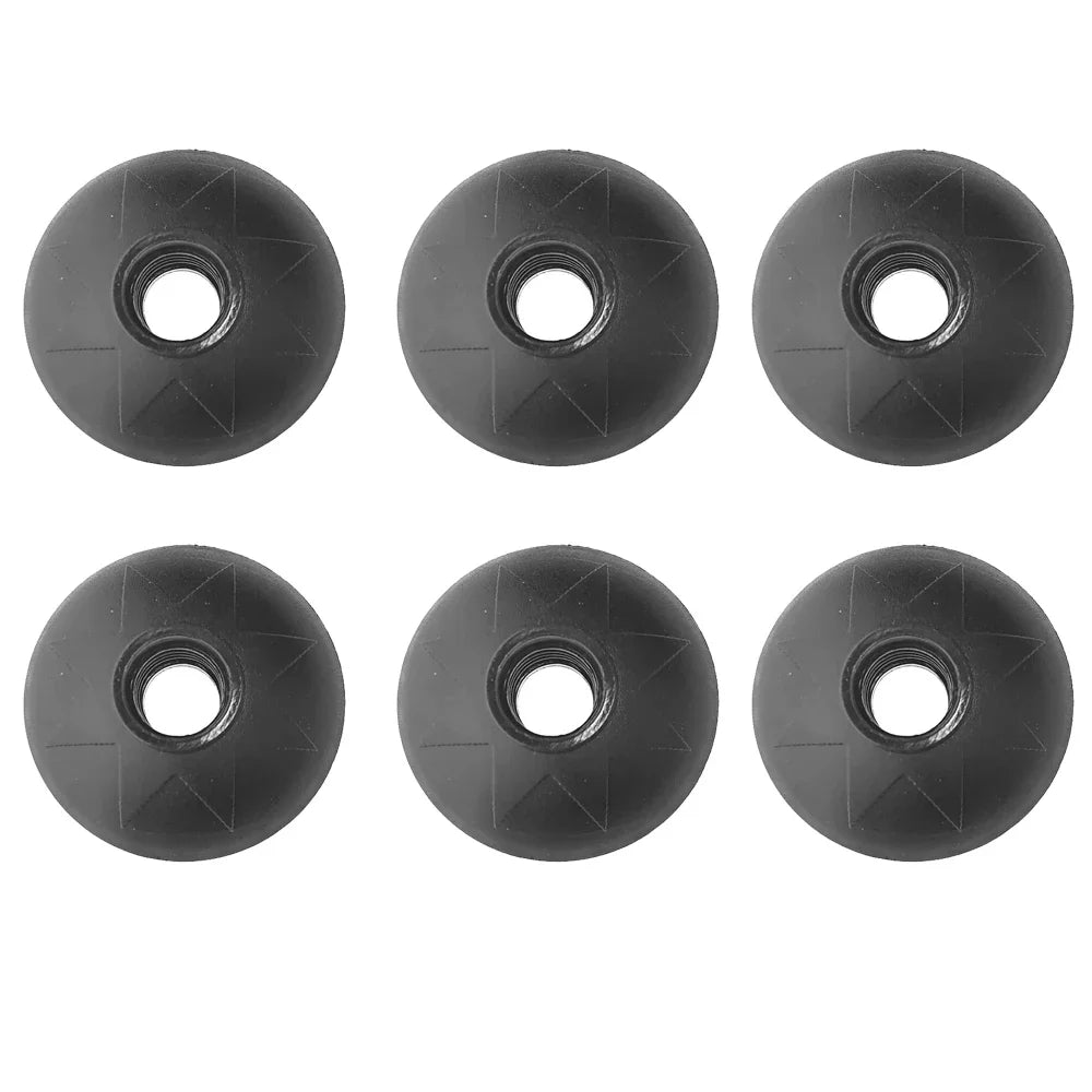Set universel 6 pièces — embouts & rondelles de remplacement pour bâtons de randonnée / nordique / trekking