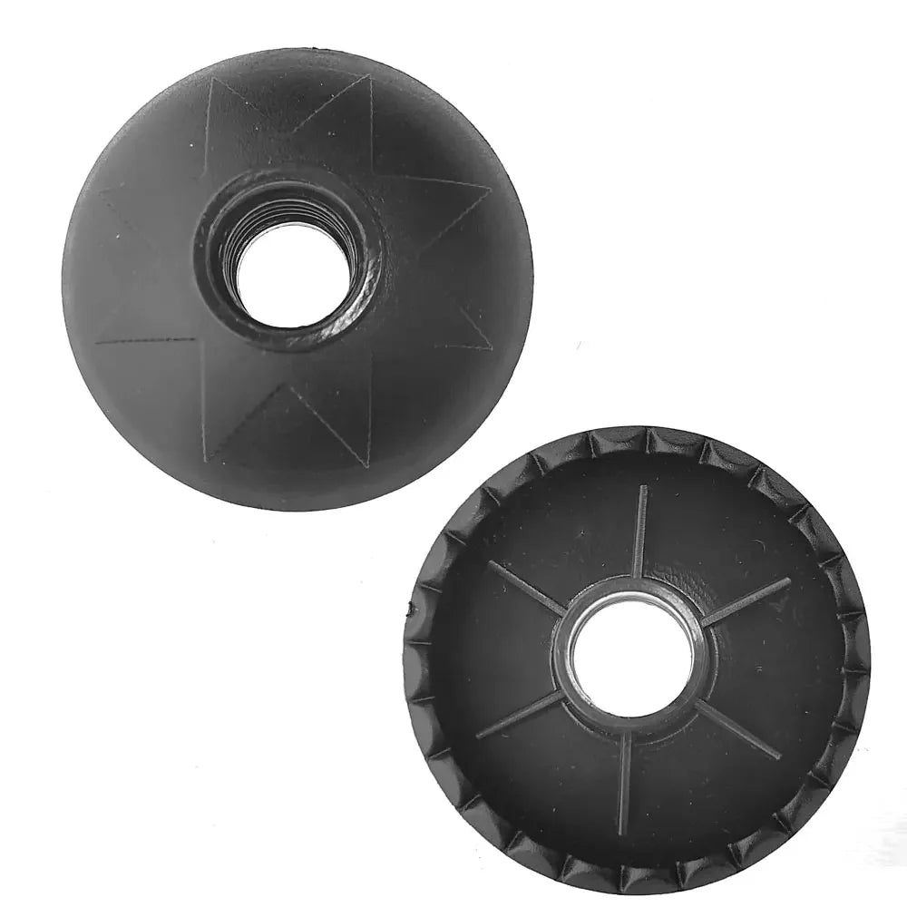 Set universel 6 pièces — embouts & rondelles de remplacement pour bâtons de randonnée / nordique / trekking