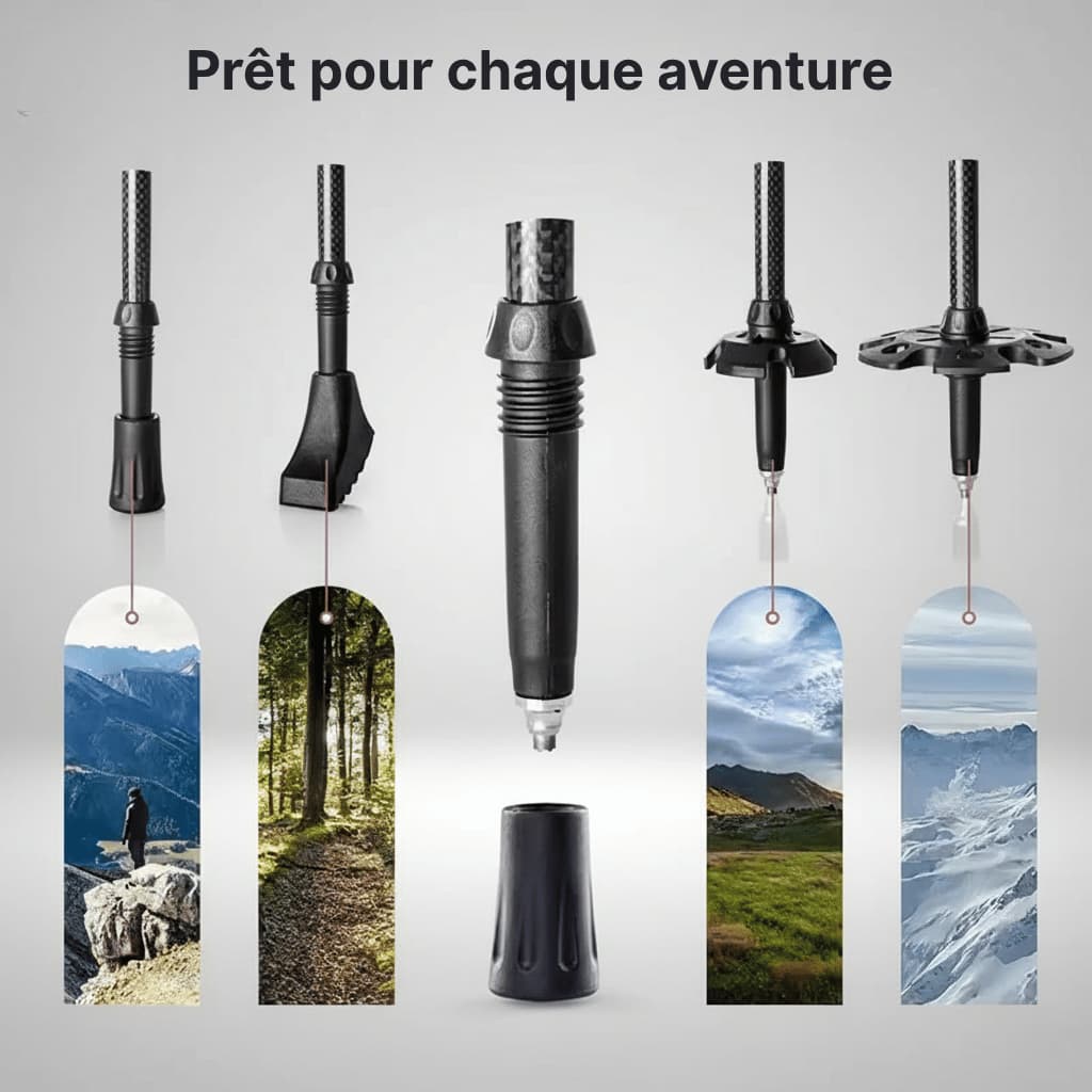 Set de Trail Complet Pliables & Télescopiques | AJ Trek TL EVA