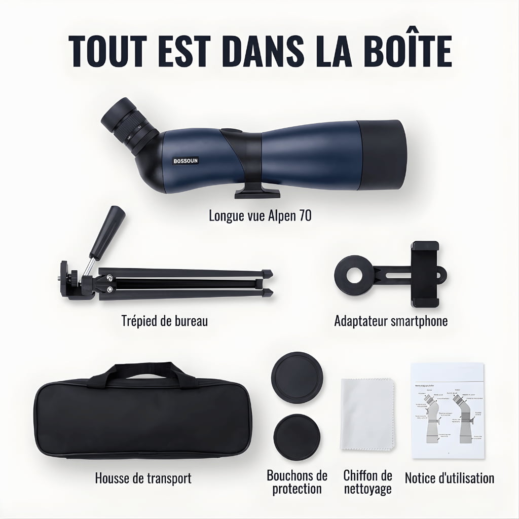 Alpen 70 | Longue Vue 25-75x70 Objectif 70mm