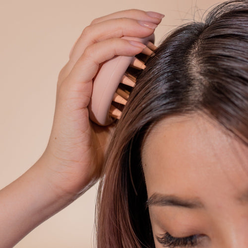 SilkyScalp® - Brosse Exfoliante Cuir Chevelu