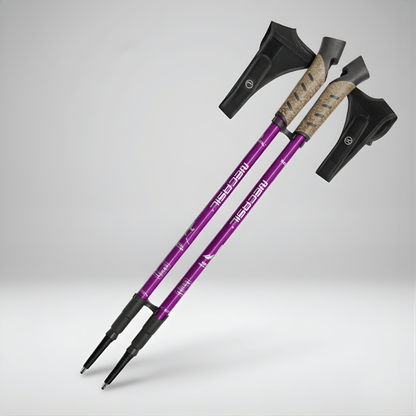 Bâtons marche nordique 63–135 cm  | AJ Nordik 7075