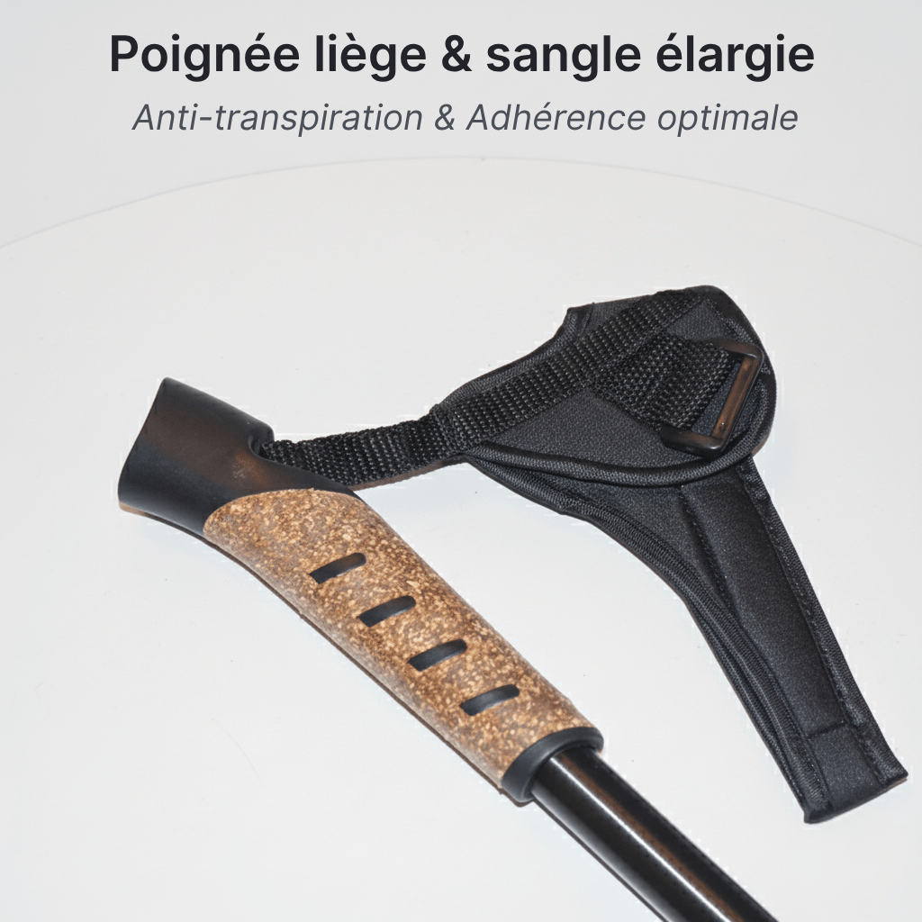 Bâtons marche nordique 63–135 cm  | AJ Nordik 7075
