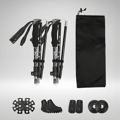 Set de Trail complet pliables télescopiques | AJ Trek TL EVA
