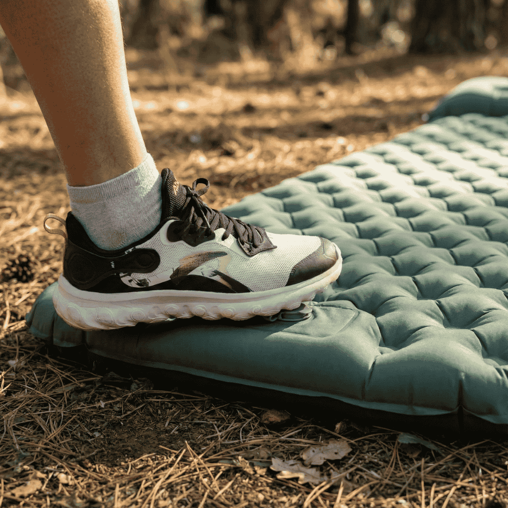 Matelas Gonflable 2 Personnes Camping - Pompe & Oreillers Intégrés | AJ Duo Confort