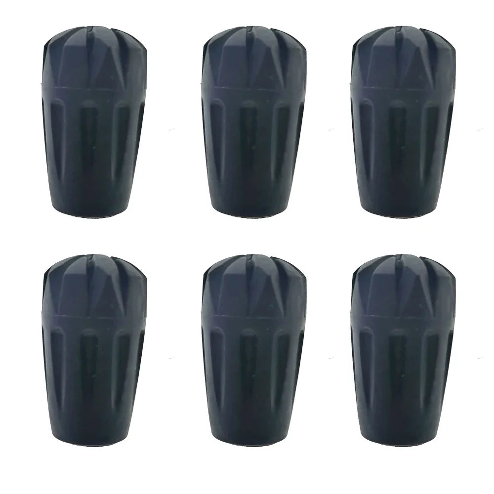Set universel 6 pièces — embouts & rondelles de remplacement pour bâtons de randonnée / nordique / trekking