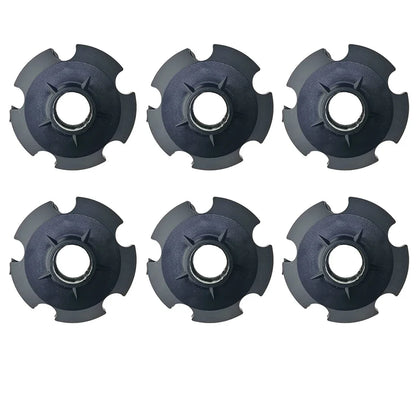 Set universel 6 pièces — embouts & rondelles de remplacement pour bâtons de randonnée / nordique / trekking
