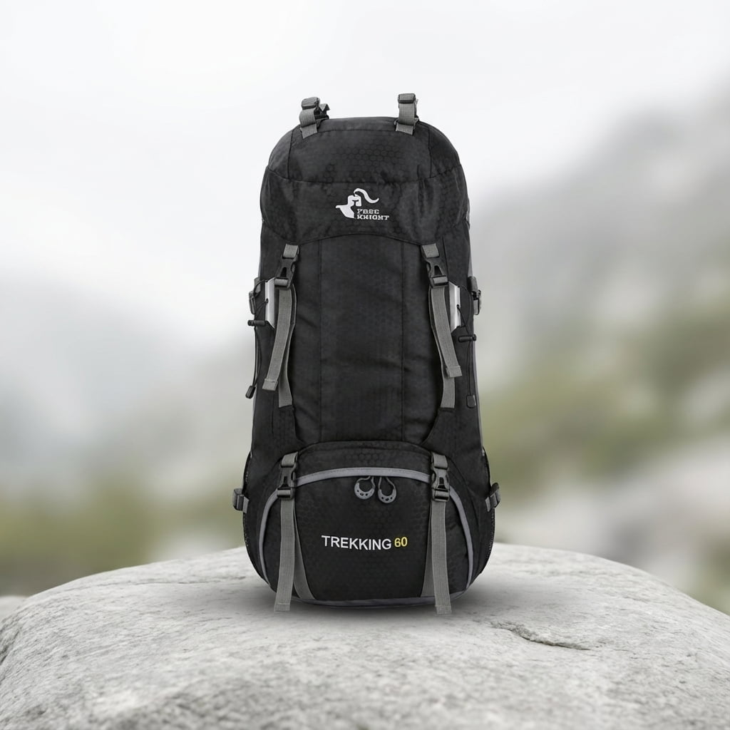 Sac à Dos Randonnée 60L Étanche & Robuste | AJ Expedition Pro 60