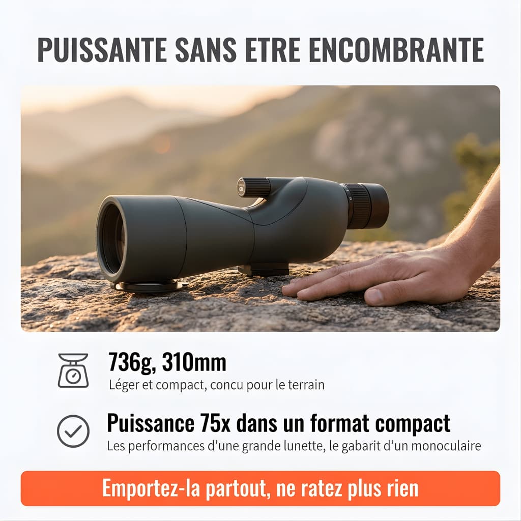Alpen 60 | Longue Vue 25-75x60 Verre ED