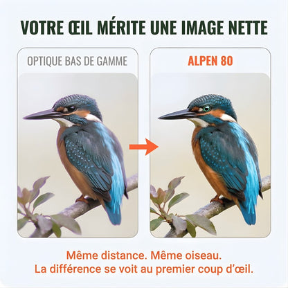 Alpen 80 | Longue Vue 25-75x80 Étanche IPX7