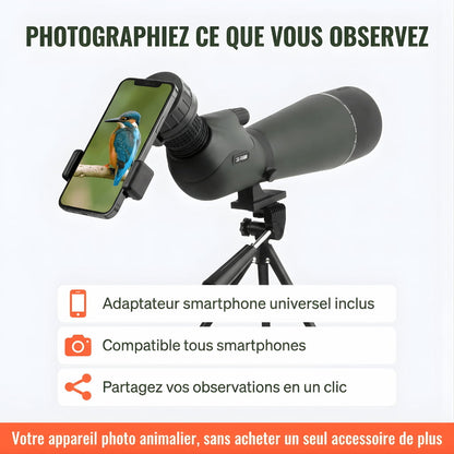 Alpen 80 | Longue Vue 25-75x80 Étanche IPX7