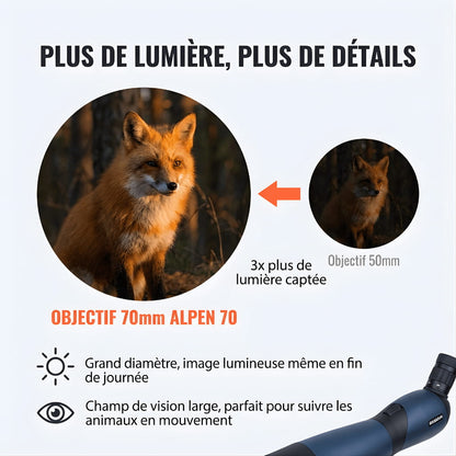 Alpen 70 | Longue Vue 25-75x70 Objectif 70mm