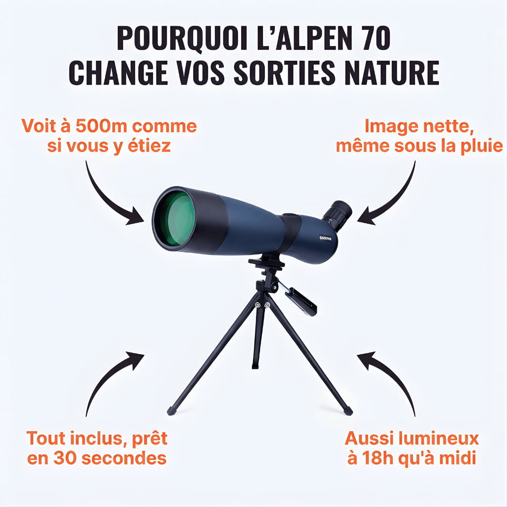 Alpen 70 | Longue Vue 25-75x70 Objectif 70mm