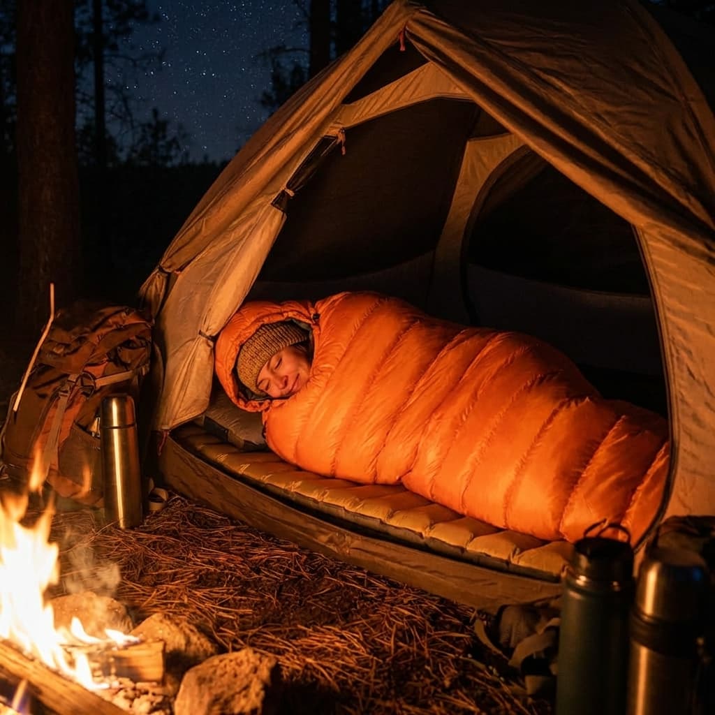 Sac de Couchage Grand Froid -25°C - Duvet Oie 95% | Ultra-Léger & Compact